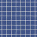 Little Valentine Minimal Grid In Ultramarine Blue Fabric