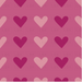 Love Doodles Hearts Pink Fabric