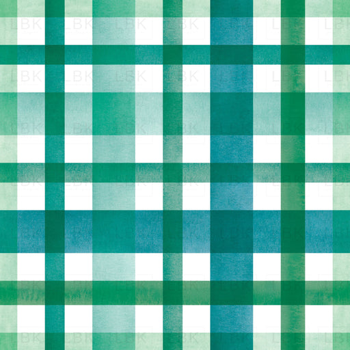 Lucky Day Watercolor Plaid