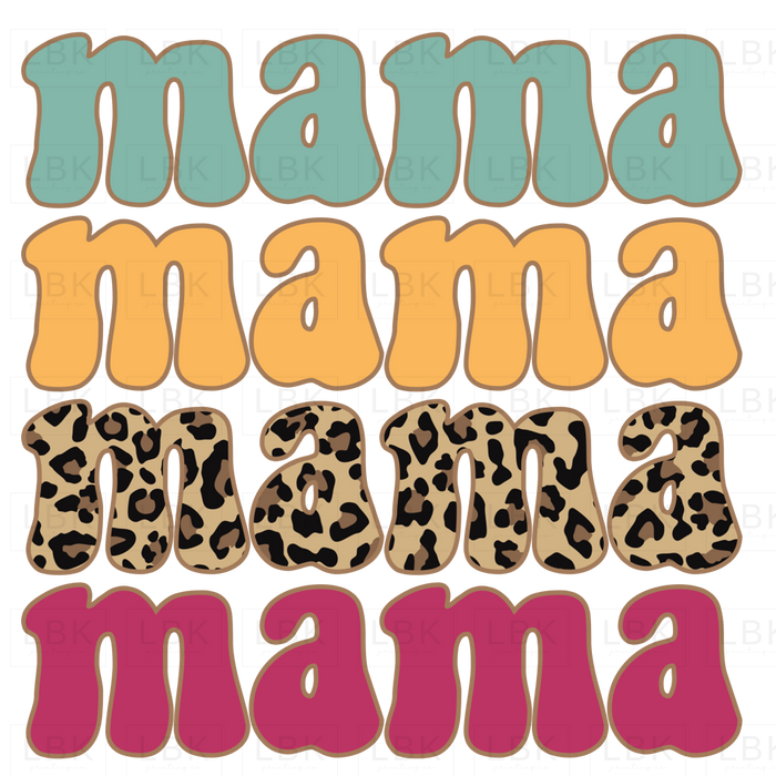 Mama With Leopard