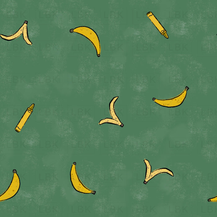 Max’s bananas green chalkboard