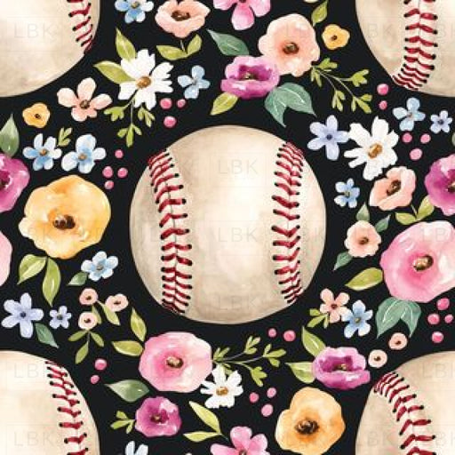 Melody_Baseball_Floral_Black