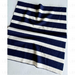 Modal Spandex Stripes Navy And White