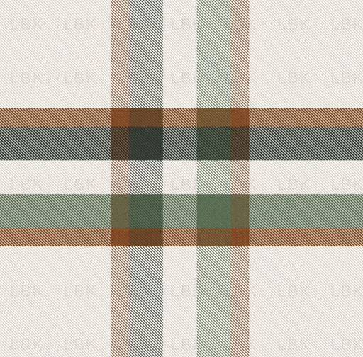Moss Dark Olive And Copper Plaid