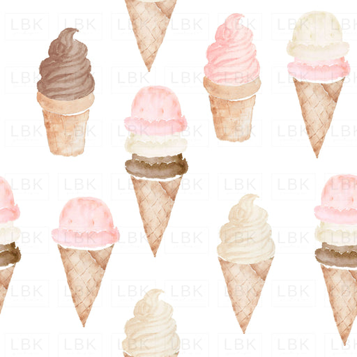 Neapolitan Ice Cream Cones