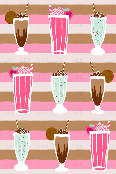 Neapolitan Milkshakes