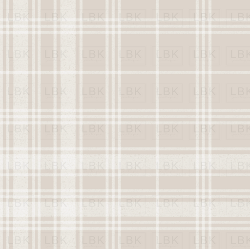 Neutral Farmhouse Plaid In Greige