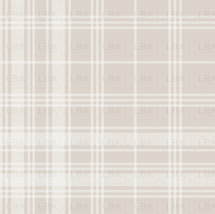 Neutral Farmhouse Plaid In Greige