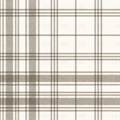 Neutral Farmhouse Plaid In Taupe