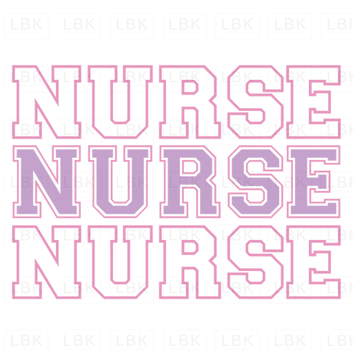 Nurse - Pink & Purple