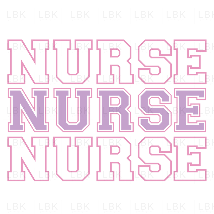 Nurse - Pink & Purple