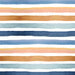 Ombre Stripe - Blues And Warm