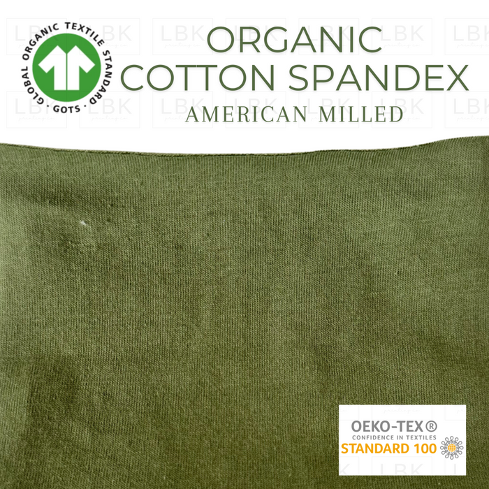 Organic Cotton Spandex Fern