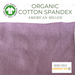 Organic Cotton Spandex Lilac