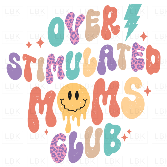 Overstimulated Amoms Club Smiley