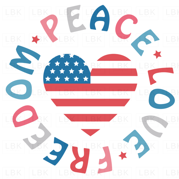 Peace Love Freedom Heart