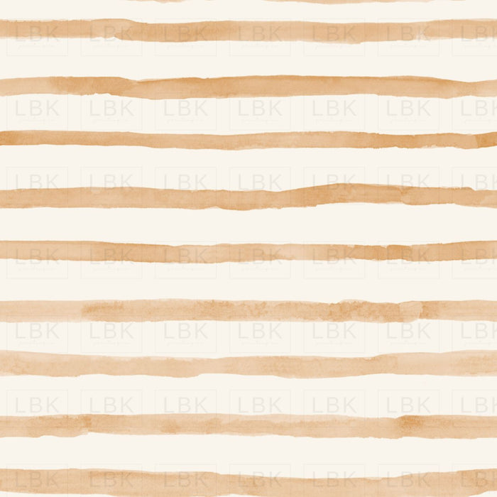 Peach Apricot Watercolor Stripes