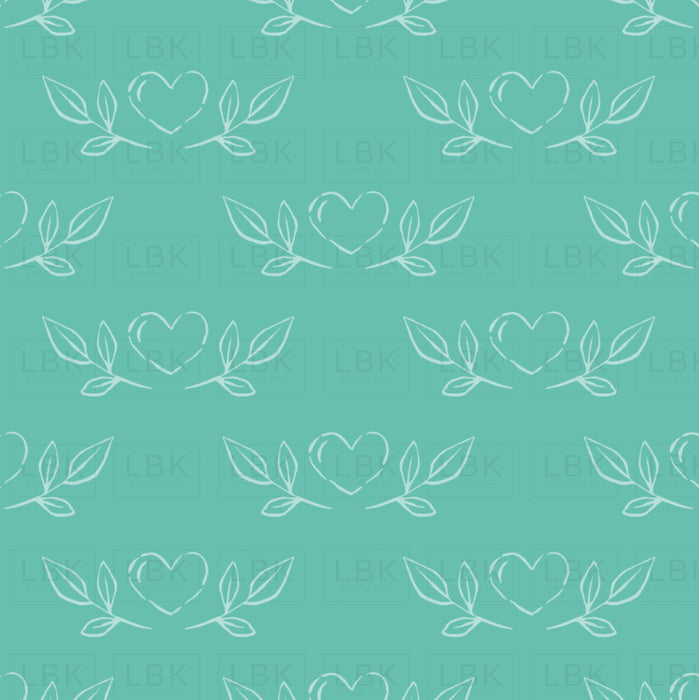 Penelope Heart Sketches Teal