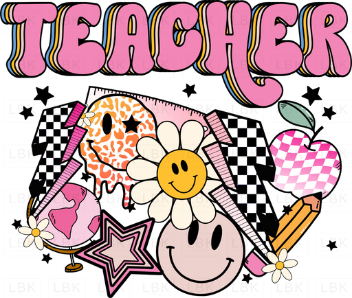 Pink Back To School - Teacher