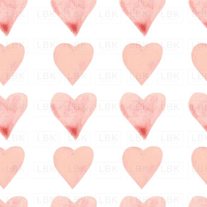 Pink Watercolor Hearts