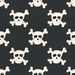 Pirates Ahoy Skulls Black