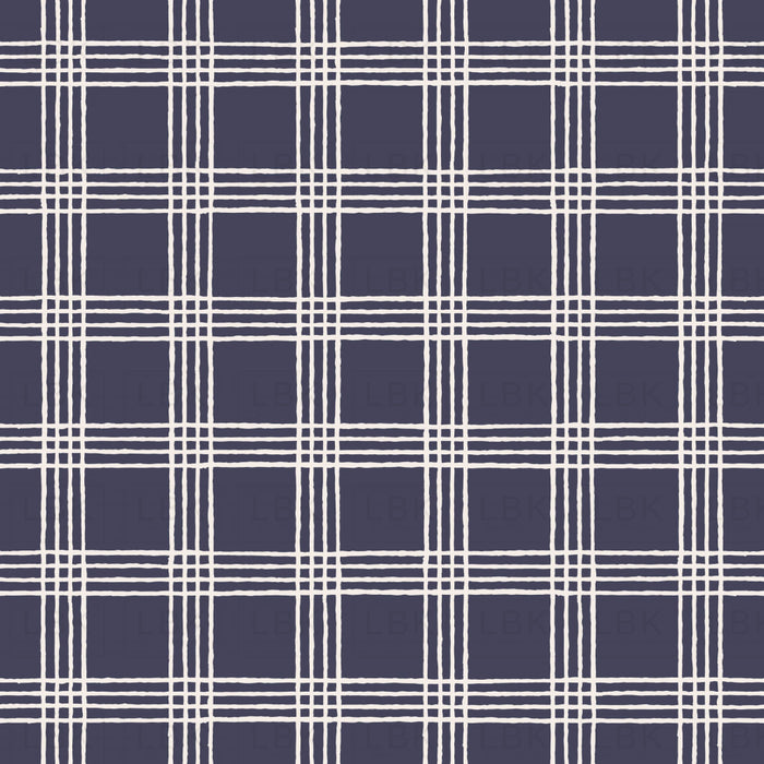 Plaid In Navy