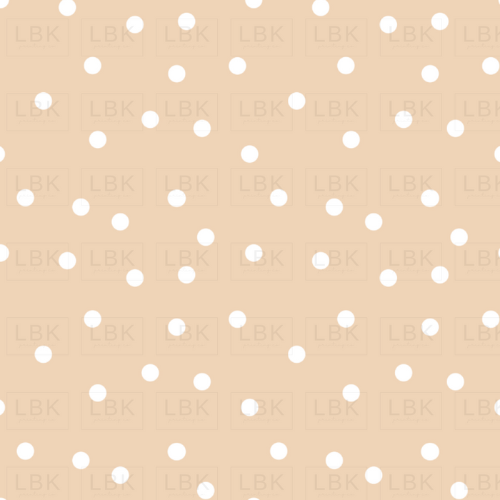 Polka Dot Barely Beige