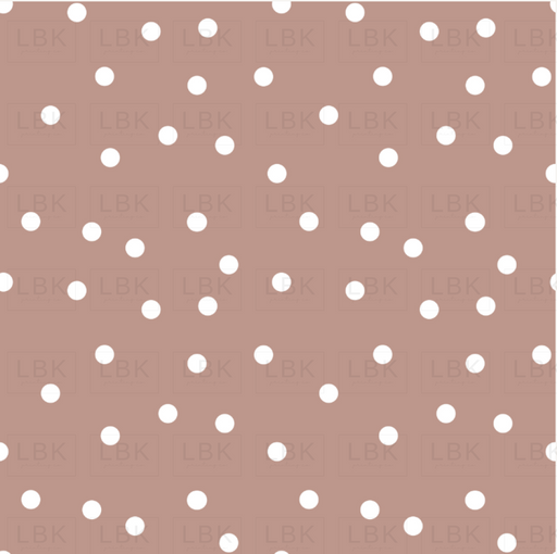 Polka Dot Dusty Rose