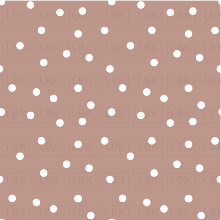 Polka Dot Dusty Rose