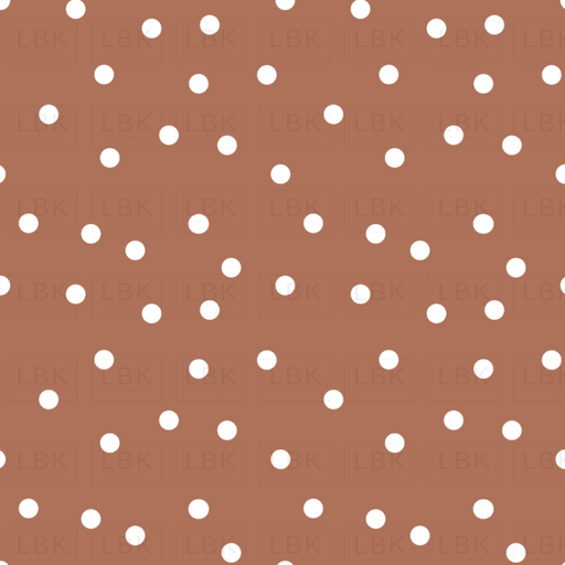 Polka Dot Terra Cotta Clay