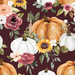 Pumpkin Bouquet Maroon