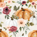 Pumpkin Floral Cream