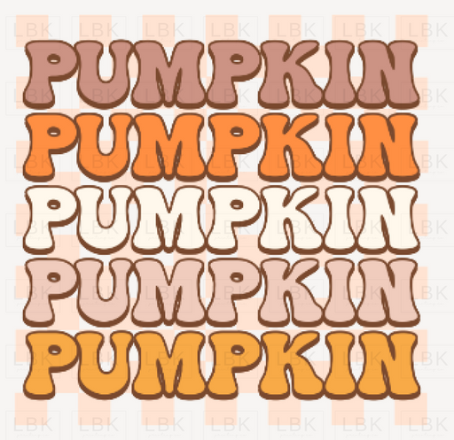 Pumpkin - Groovy