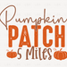 Pumpkin Patch - 5 Miles