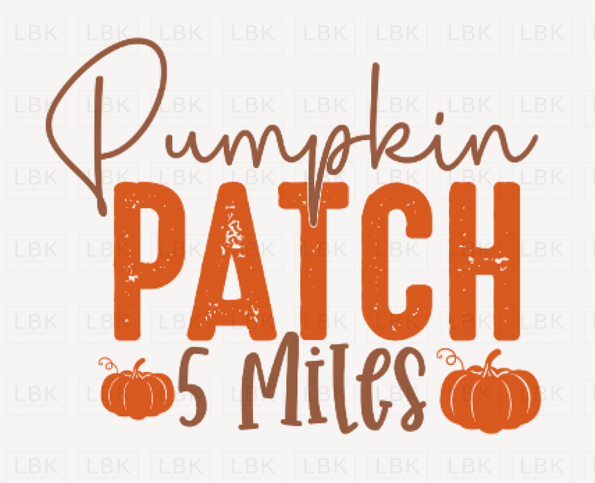 Pumpkin Patch - 5 Miles