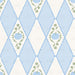 Pumpkin Vine Diamond Gingham Blue