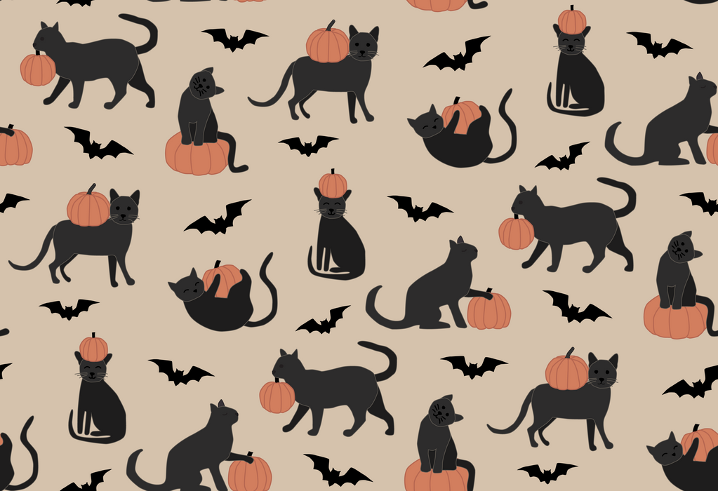 pumpkin cats tan 25 in repeat