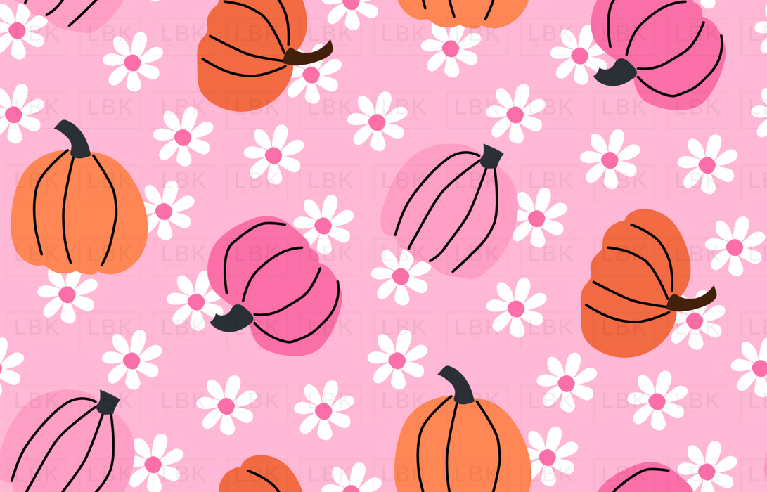Pumpkins On Pink