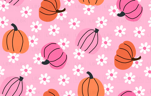 Pumpkins On Pink