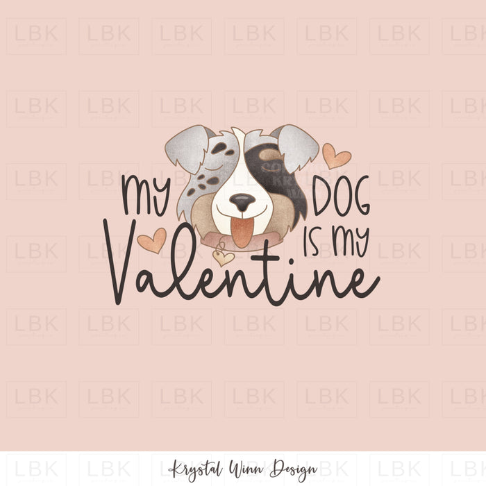 Puppy Love Panel- My Dog Is Valentine