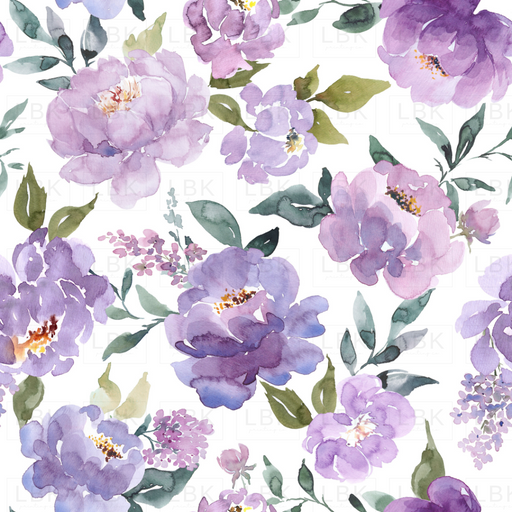 Purple Peony Florals