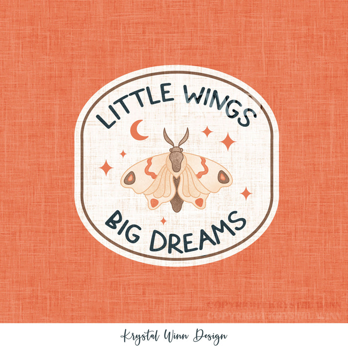 Apothecary Panel- Little Wings Big Dreams (3 panels)