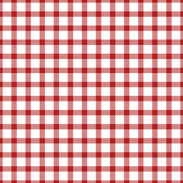 Red And White Small Gingham