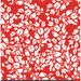 Red Floral Frost