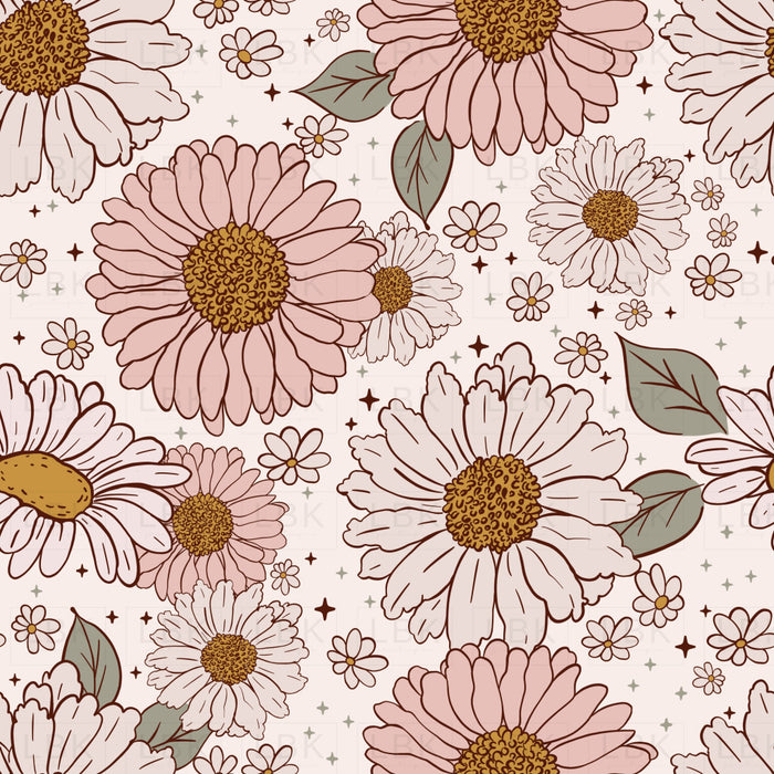 Retro Daisy Pattern_Mariana