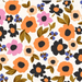 Retro Floral In Pumpkin Pink