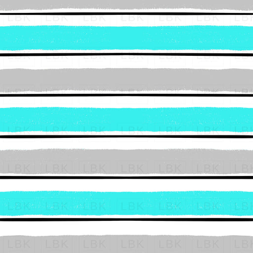 Rickey stripe turq gray