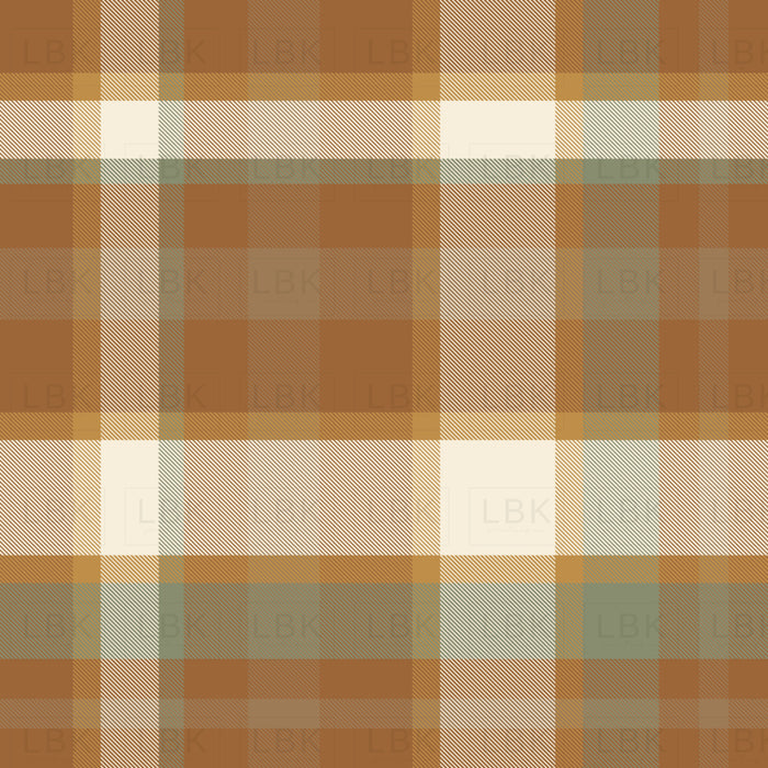 Sage Copper And Yellow Fall Plaid