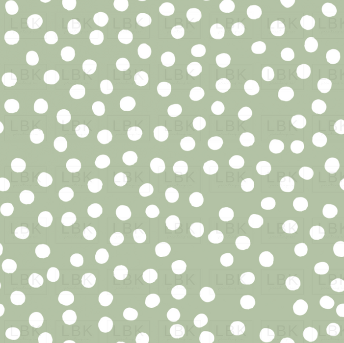 Sage polka dot 24