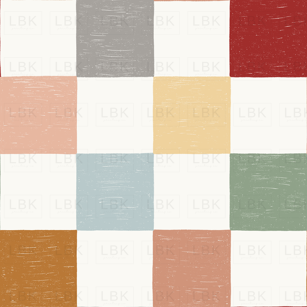 Sandcastle Sandy Check - Multicolor — LBK Printing Co.